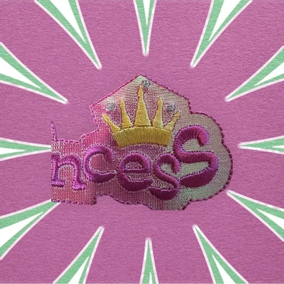 Princess iron on patch - Picture 2 of 3